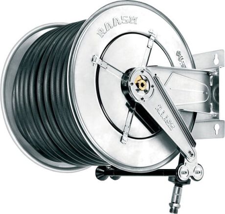 Przejdź do produktu Zwijak do węża z olejem napędowym 3/4" wąż 30 m, stal nierdzewna - RAASM