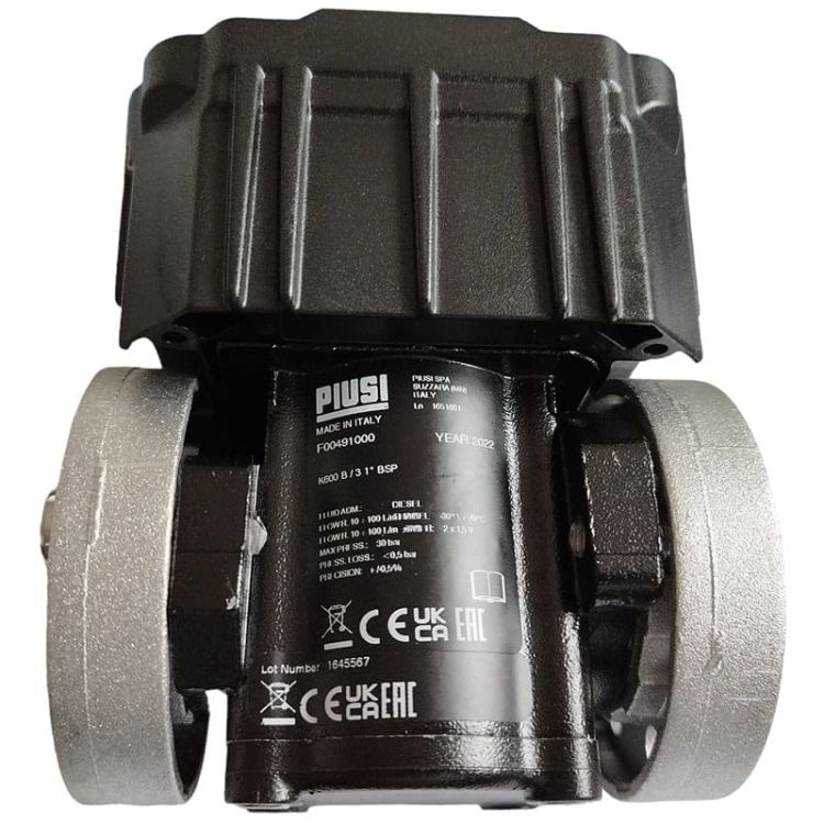 Licznik paliwa 10-100 l/min, K600 B/3 - PIUSI 4/4