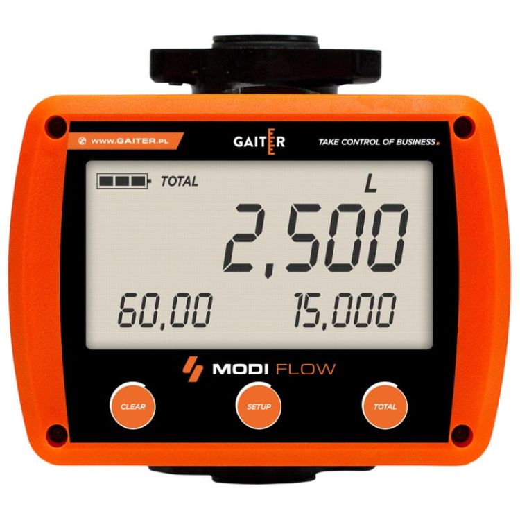 Licznik paliwa 10-120 l/min, ModiFlow - GAITER