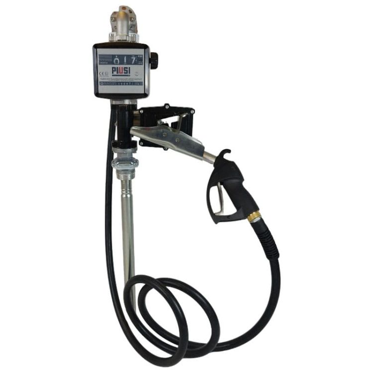 Dystrybutor do paliwa lotniczego i benzyny 50l/min, 12V, licznik K33, pistolet manualny - PIUSI