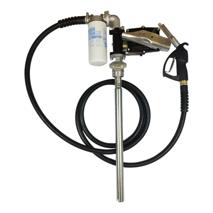 Dystrybutor do paliwa lotniczego i benzyny 50l/min, 12V, pistolet manualny - PIUSI