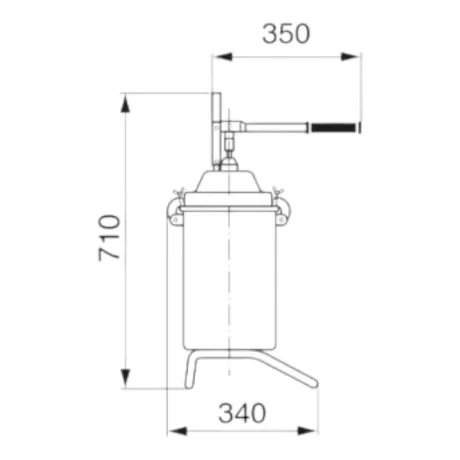 Przejdź do produktu Smarownica ręczna ze zbiornikiem 13 kg - RAASM