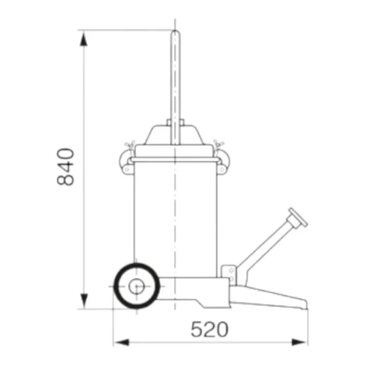 Smarownica nożna 13 kg - RAASM 1/4