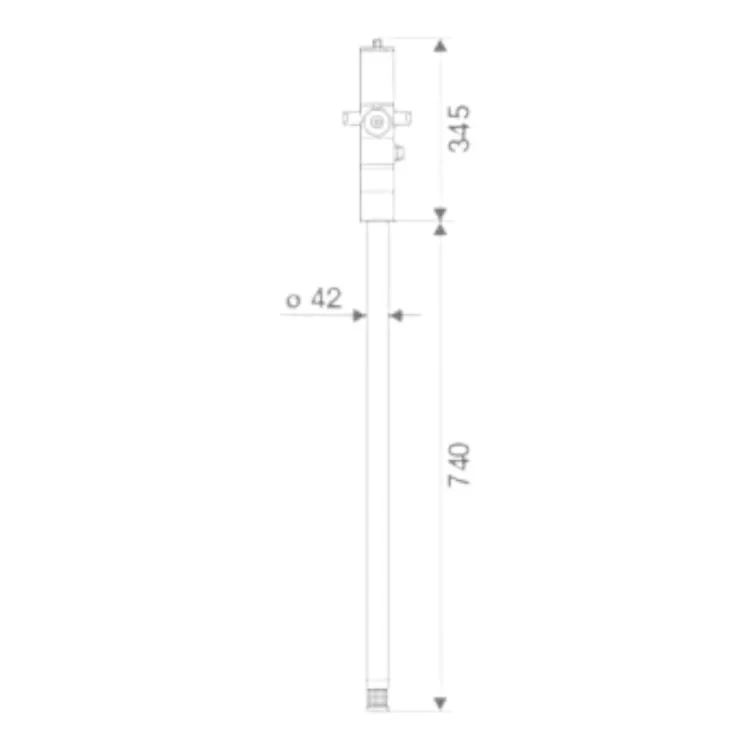 Pneumatyczna pompa oleju, smaru SAE 240, R 5:1, 18 l/min, beczki 50-60kg - RAASM 2/4