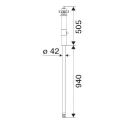 Pneumatyczna pompa oleju, smaru SAE 130, R 1:1, 40 l/min, beczki 180-220kg - RAASM 2/4